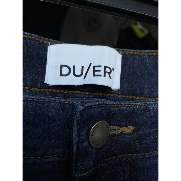 DU/ER Skinny Women’s Size 34 Super High-Waist Stretch Blue Jeans - Picture 6 of 16